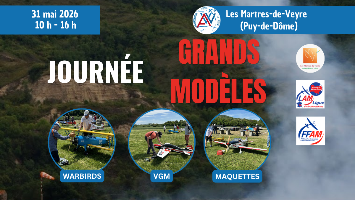 2ème journée interclubs "Grands modèles" de l'AVV - Dimanche  31 mai 2026